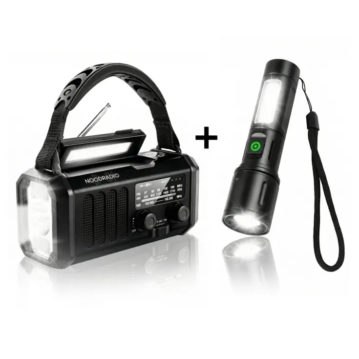 Noodradio 10.000mAh + Zaklamp