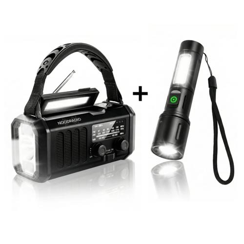 Noodradio 10.000mAh + Zaklamp
