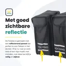Voltano Dubbele Fietstas 40 L Urban Flow XL