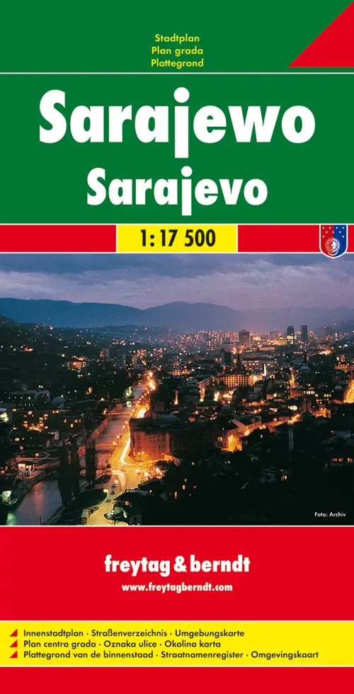 Stadsplattegrond Sarajevo