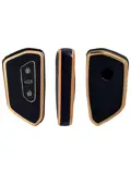 TPU Sleutelhoesje voor Volkswagen goud G3