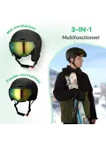 XTREME Skihelm met wisselbaar vizier