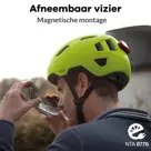 GO-OFF PILOT fietshelm met regencap