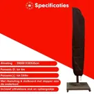 CUHOC Zweefparasol hoes 280x81x30 - Redlabel