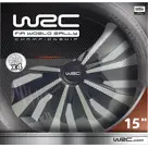 WRC Wieldoppen 15" - carbon look 4 stuks