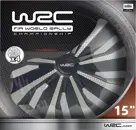 WRC Wieldoppen 15" - carbon look 4 stuks