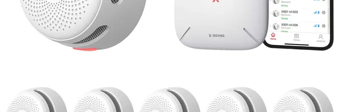 Link+ Pro bundel 10 Rookmelders, 1 Gateway