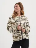 MGO Lana Dames - Vest - Teddy look- Wit