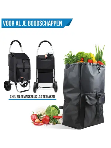 Boodschappentrolley - Opvouwbaar
