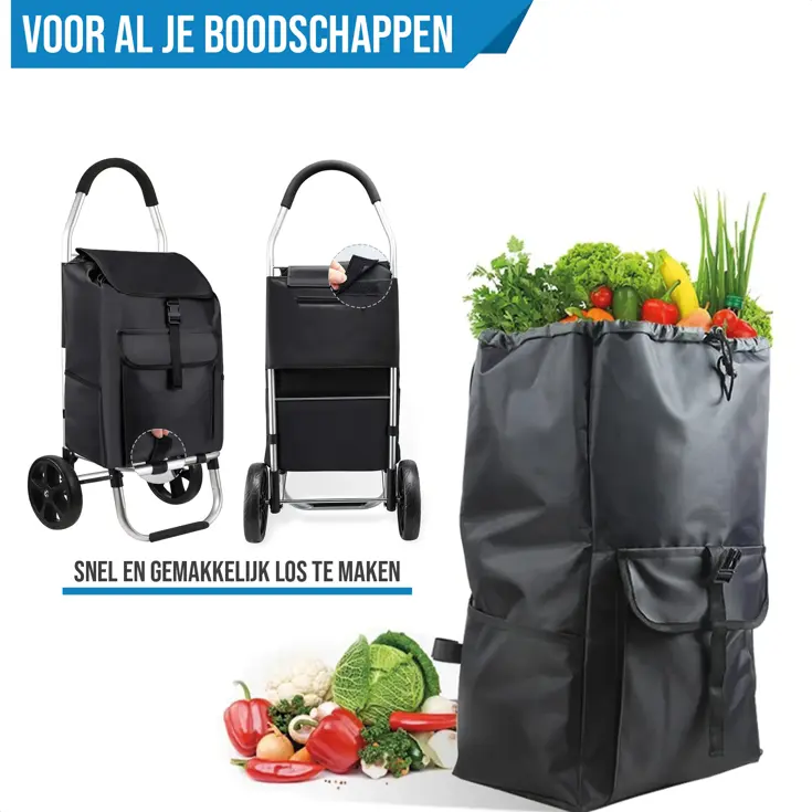 Boodschappentrolley - Opvouwbaar