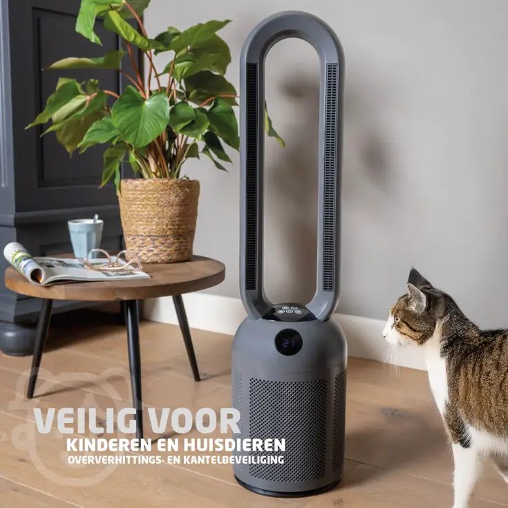 BR-2243 Staande Ventilator - Bladloos