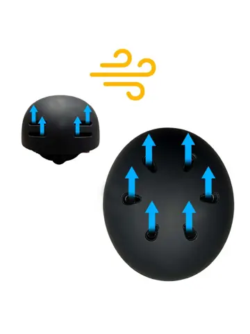 Vizorz SwitchCap fietshelm - Red stars classic