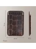 Croco Pashouder met MagSafe