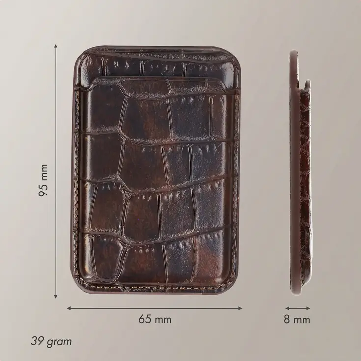 Croco Pashouder met MagSafe