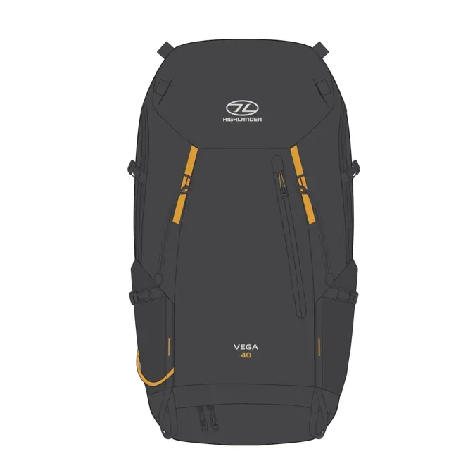 Highlander Outdoor rugzak Vega heren 40L