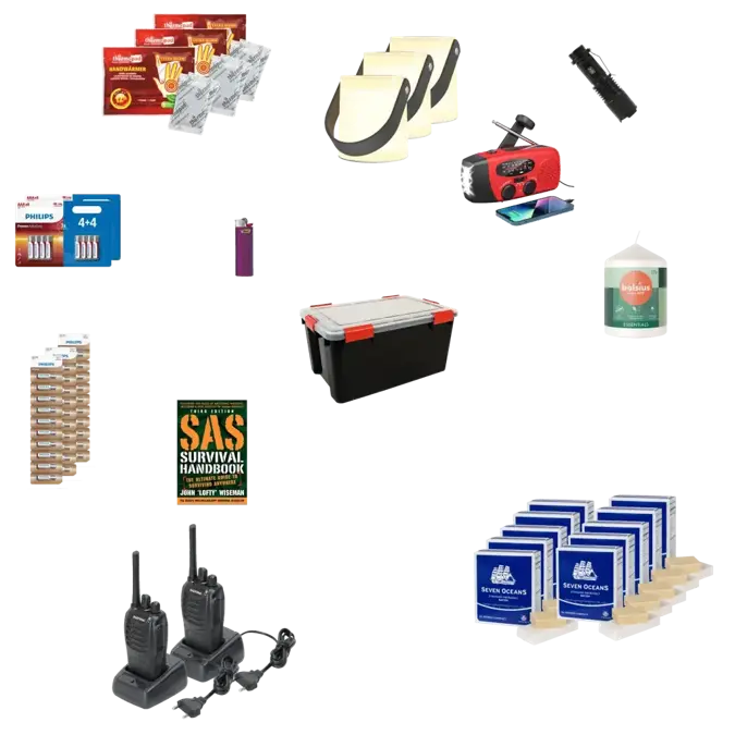 3-persoons Blackout Pack voor 3 dagen