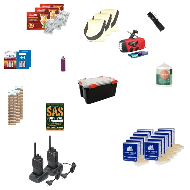 3-persoons Blackout Pack voor 3 dagen