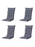 Manchester - Kussen hoge rug - Set van 4