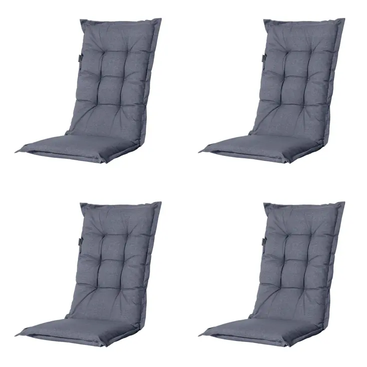 Manchester - Kussen hoge rug - Set van 4