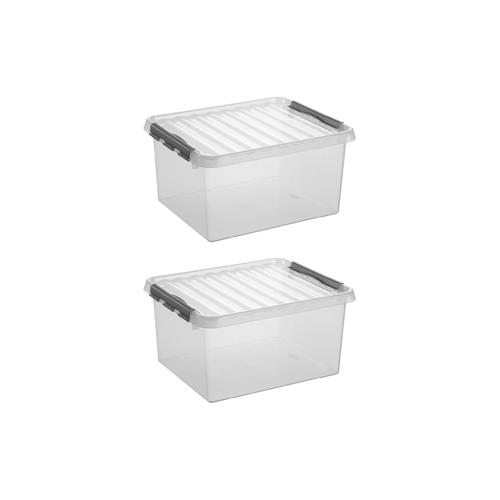 Q-line - Opbergbox - 36L - 2-delig