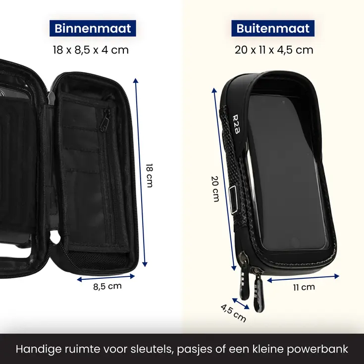 Robuuste Telefoonhouder Fiets & Motor Waterdicht