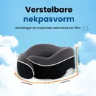 Nekkussen - Reiskussen Set - Zwart - PurelyGoods