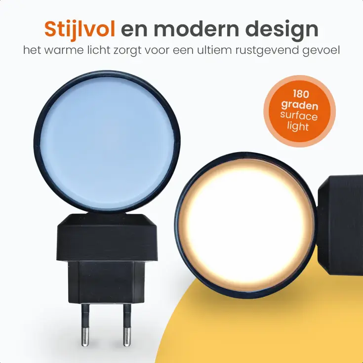 Goliving Nachtlampje Stopcontact - 2 stuks