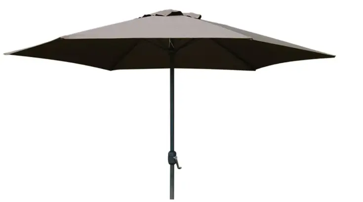 Parasol Luxe 6-ribs - Ø 300cm - taupe