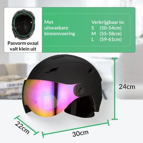 SPEED skihelm - afneembare oorkappen