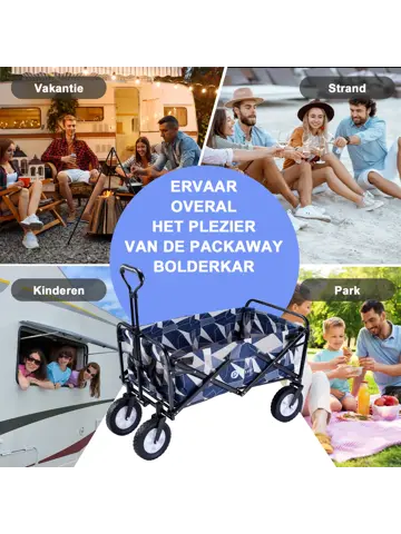 Packaway Opvouwbare Bolderkar  70KG – Pastel