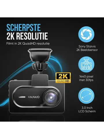 M27 2K QuadHD Wifi GPS 32gb dashcam
