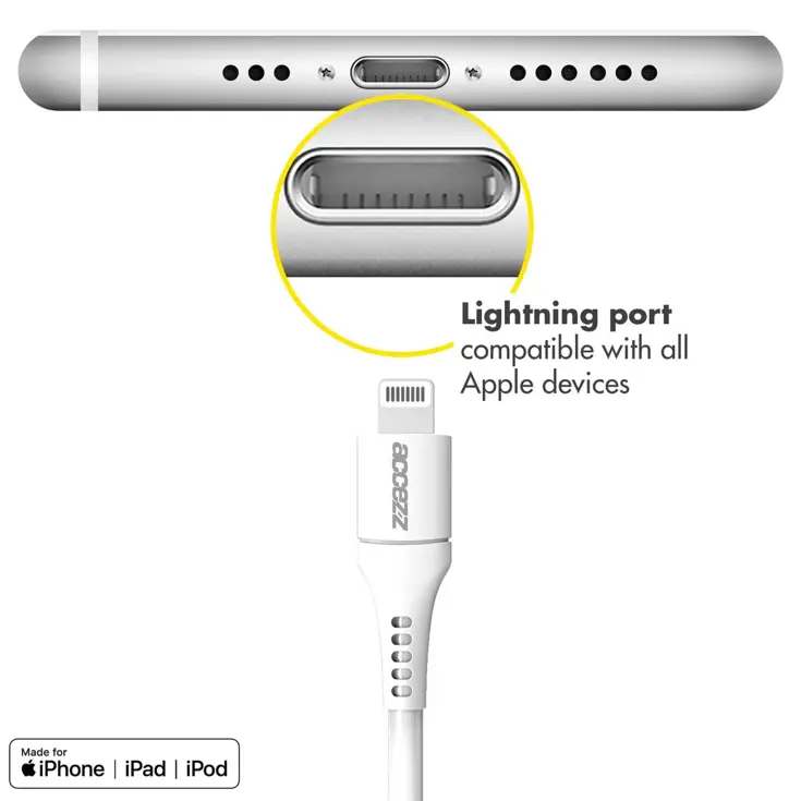 Lightning naar USB kabel 1 meter