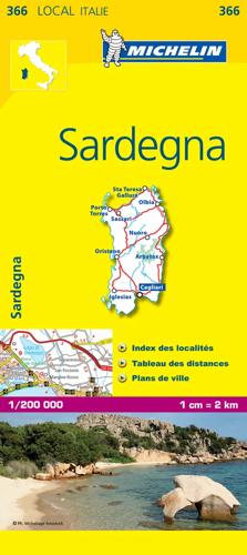 Wegenkaart Local 366 Sardinië