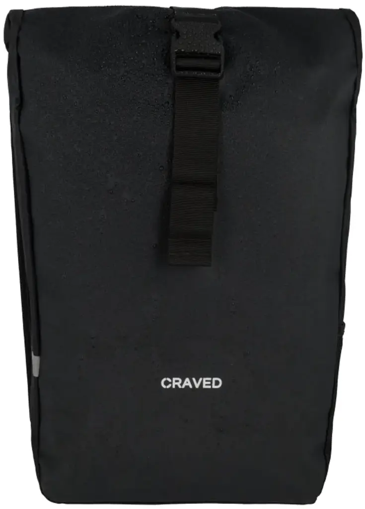 Dubbele Fietstas Spark Zwart 48 Liter