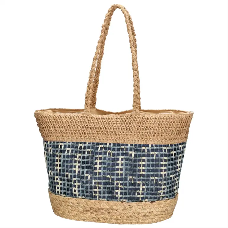 Natural Life - Strandtas riet - Groot