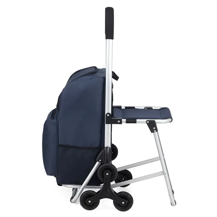Boodschappentrolley 35L - Trapwielen