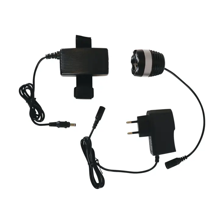Unieke aluminium koplamp met 500 Lumen en accupack