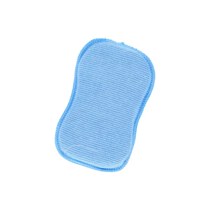 2 in 1 spons met microvezel en zeem 17x10 cm