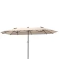 LifeGoods Dubbele Parasol – 270x460cm