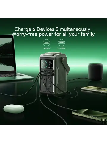 Powerbank XXL - 75000mAh - Groen