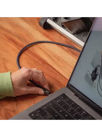 USB-C kabel extra snel - 300cm - Nylon