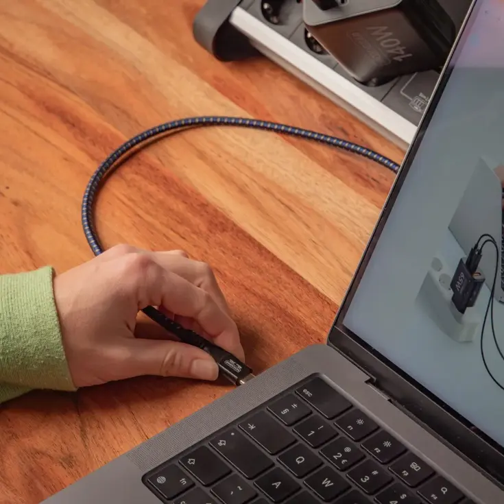 USB-C kabel extra snel - 300cm - Nylon