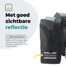 Voltano Dubbele Rolltop Fietstas 48 L