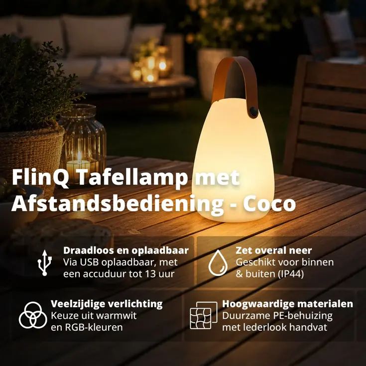 Oplaadbare Tafellamp Coco