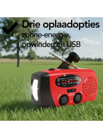 Noodradio - Radio Met Accu Batterij