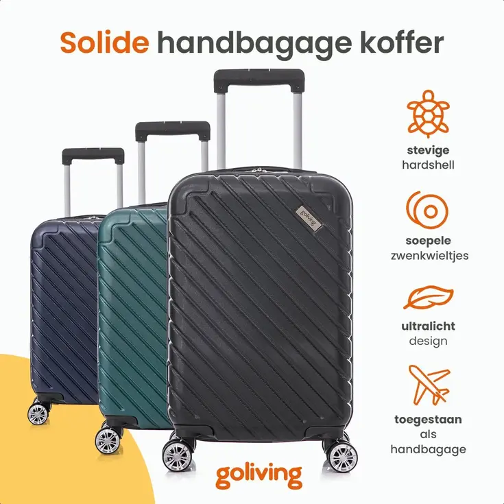 Handbagage Koffer - 53x35x23cm - 38 Liter