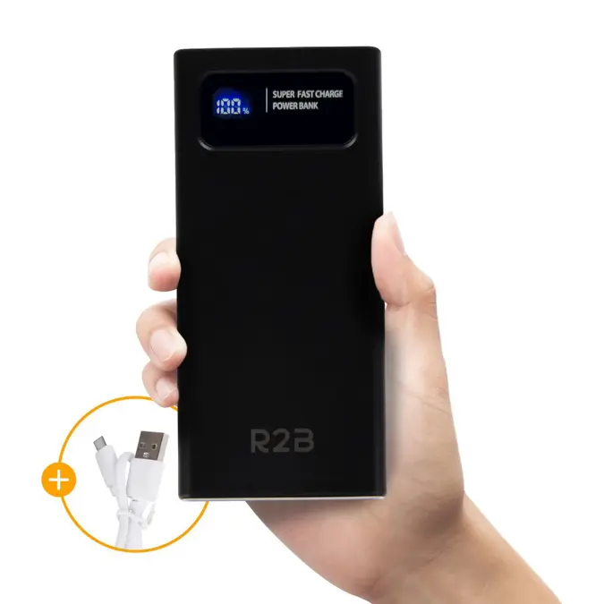 R2B Powerbank 10000 mAh - LED Display