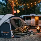 Opblaasbaar campingbed - Met draagtas - 1 persoons