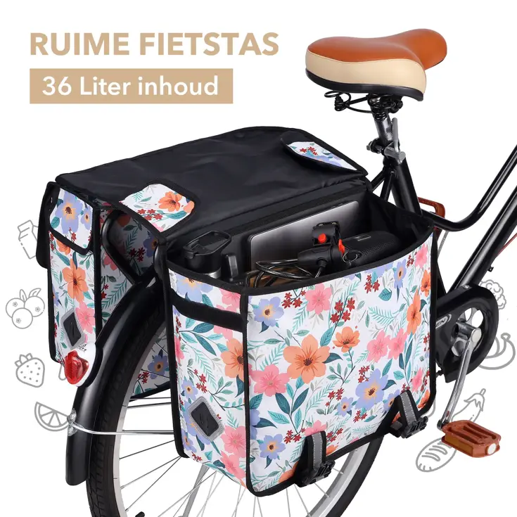 Dubbele Fietstassen 36L