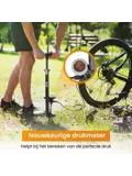 Fietspomp met Drukmeter - Vloerpomp